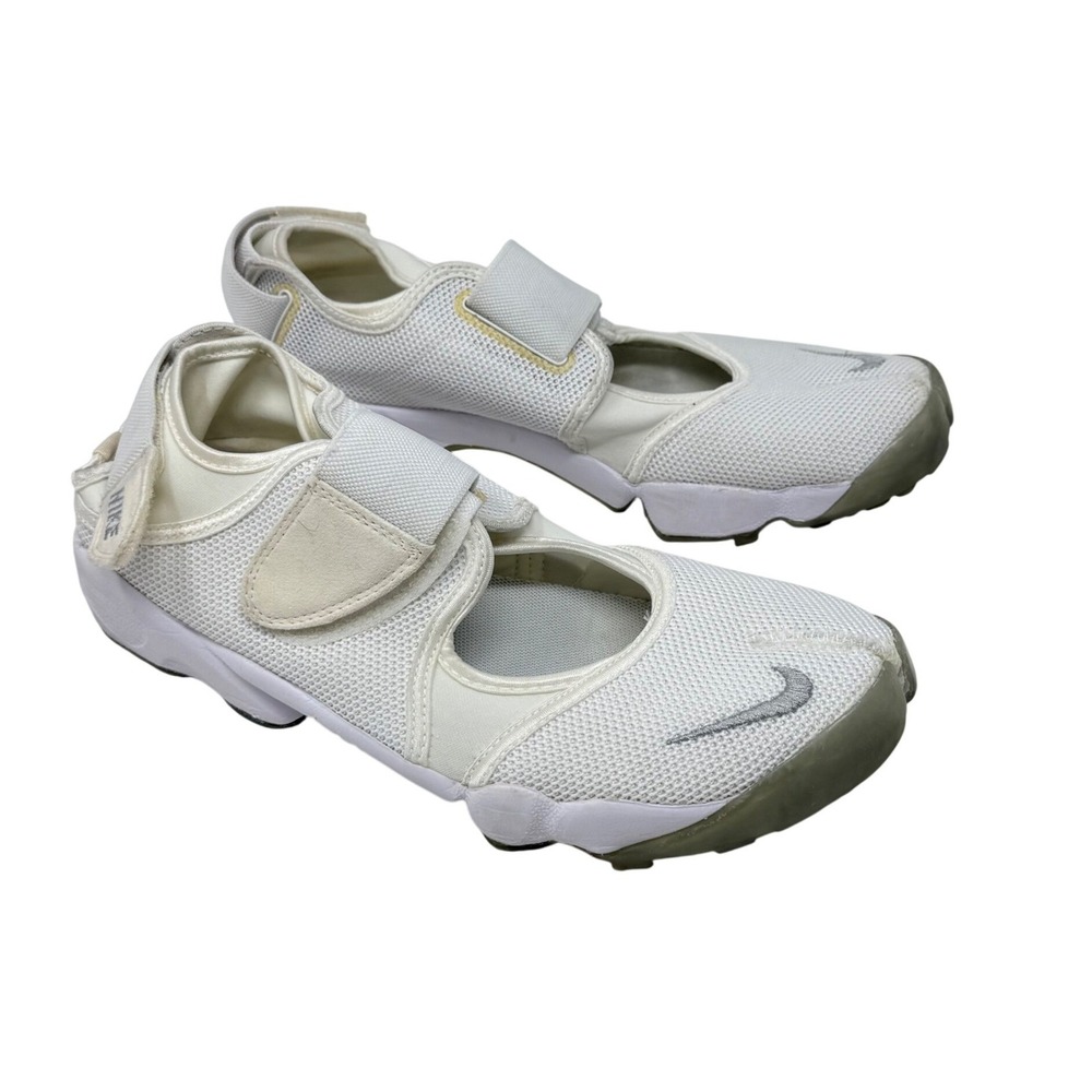 Nike Air Rift White Mesh Split Toe Tabi Womens 11 Sneakers 315766-110 Y2K Tech